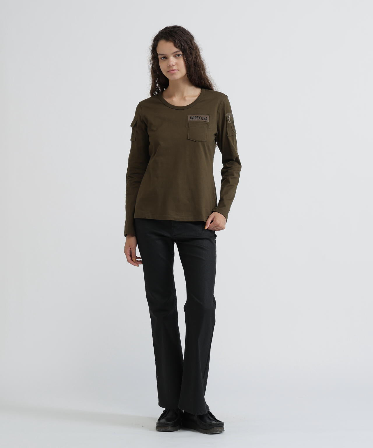 《価格改定商品》 《WOMAN》FATIGUE L/S T-SHIRT/ ファティーグロングスリーブTシャツ
