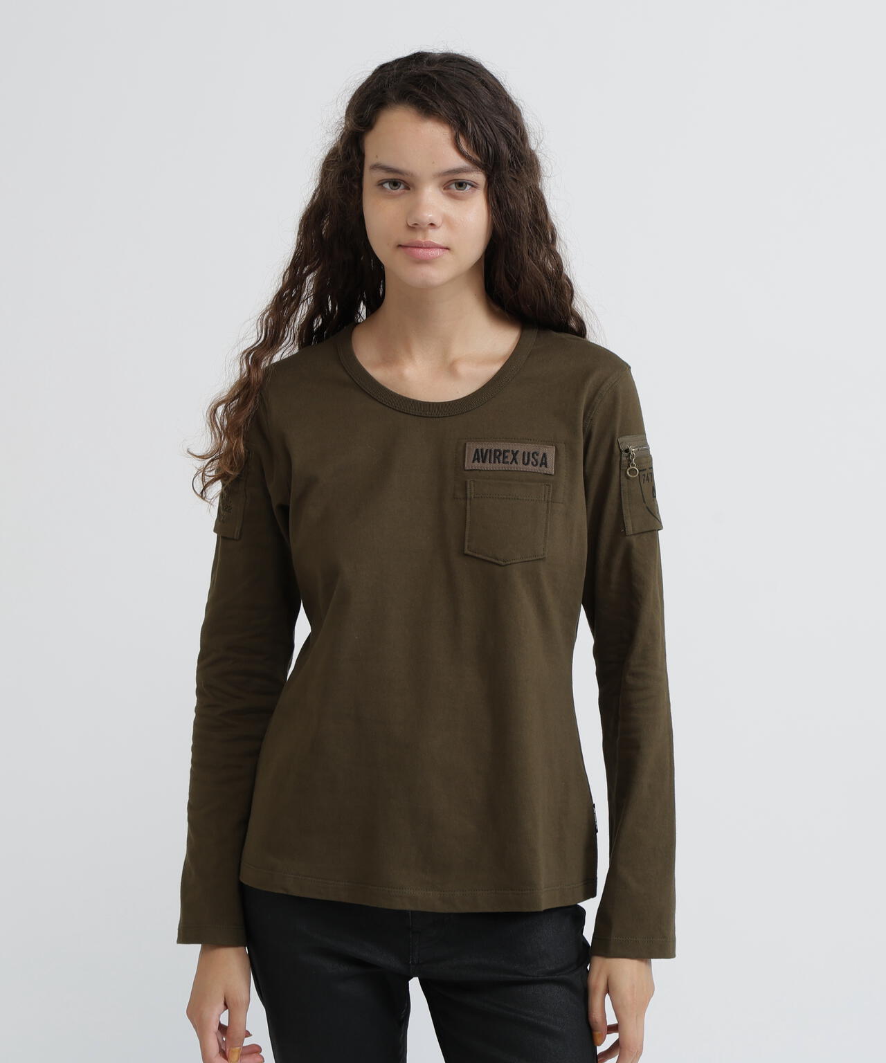 《価格改定商品》 《WOMAN》FATIGUE L/S T-SHIRT/ ファティーグロングスリーブTシャツ