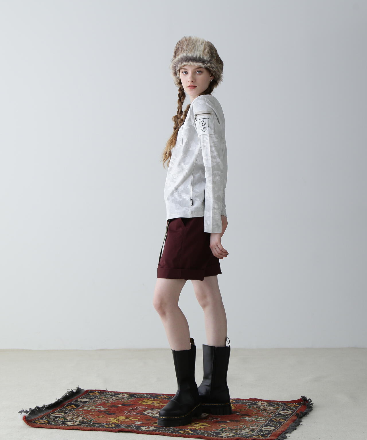 《価格改定商品》 《WOMAN》FATIGUE L/S T-SHIRT/ ファティーグロングスリーブTシャツ