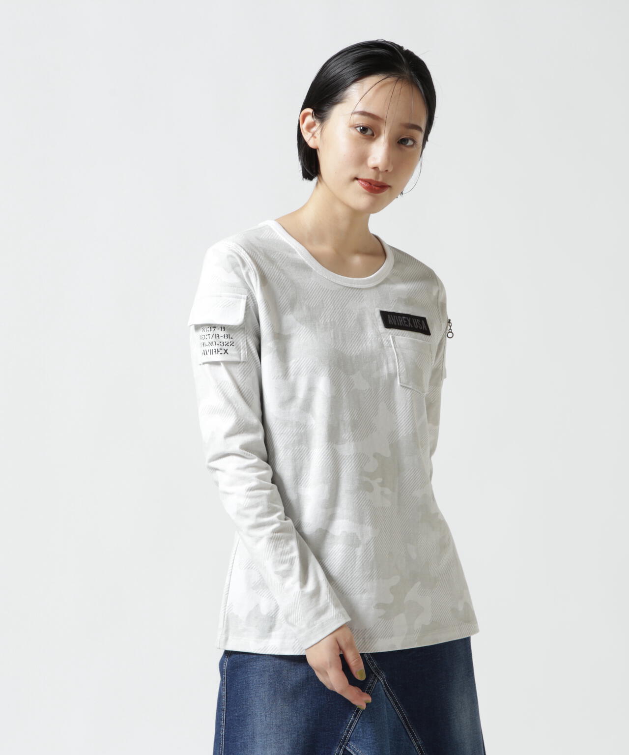 《価格改定商品》 《WOMAN》FATIGUE L/S T-SHIRT/ ファティーグロングスリーブTシャツ