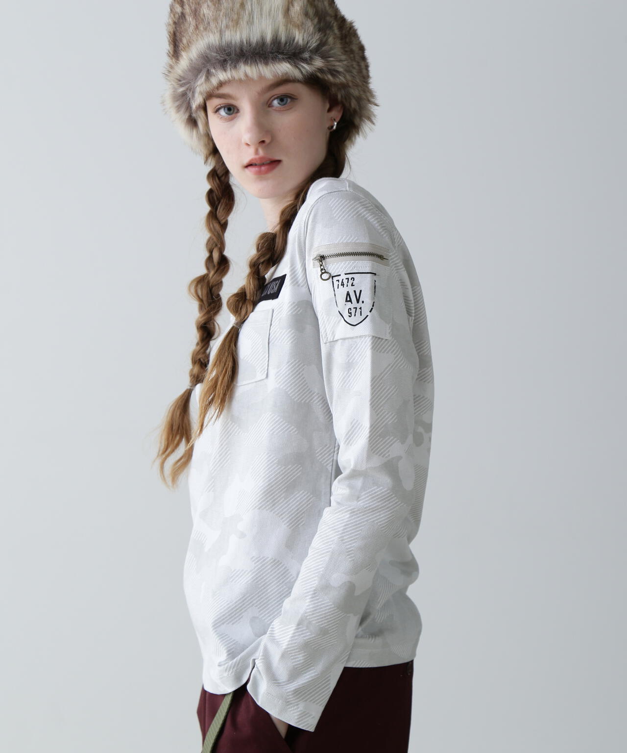 《価格改定商品》 《WOMAN》FATIGUE L/S T-SHIRT/ ファティーグロングスリーブTシャツ