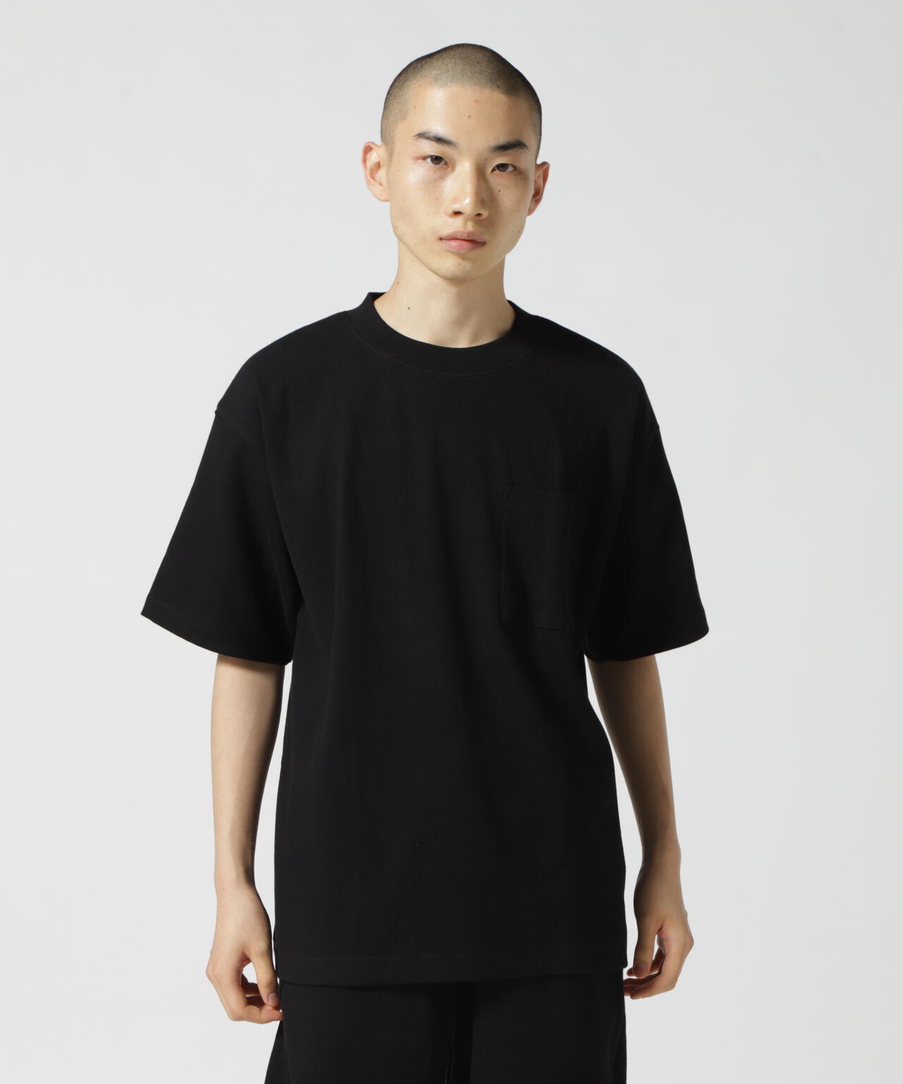 《DAILY/デイリー》S/S RIB LOOSE FIT T-SHIRT/リブ ルーズフィット 半袖 Tシャツ /