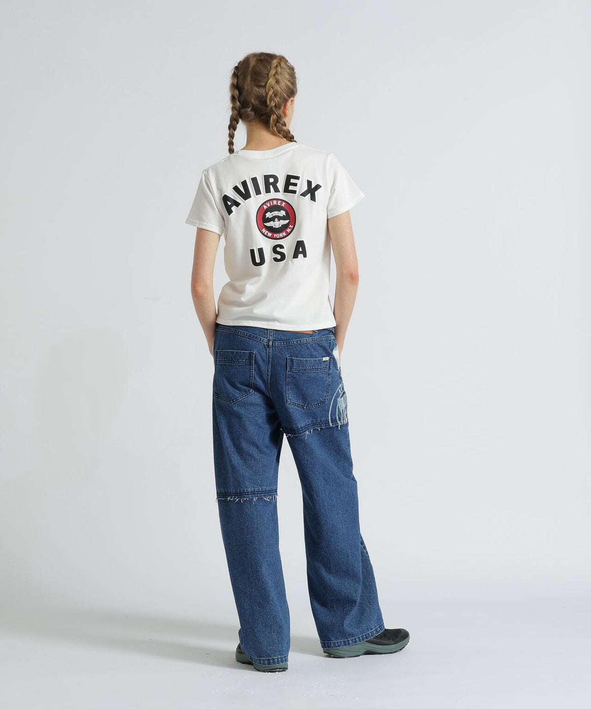 《KIDS》ヴァーシティーTシャツ/VARSITY T-SHIRT/AVIREX / アヴィレックス