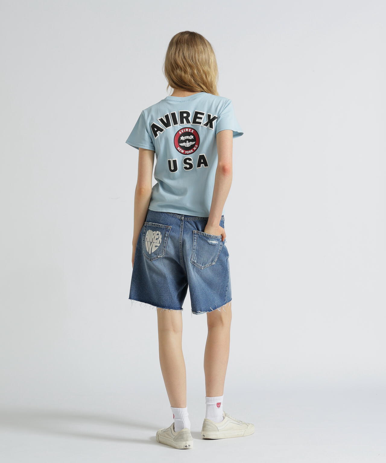 《KIDS》ヴァーシティーTシャツ/VARSITY T-SHIRT/AVIREX / アヴィレックス