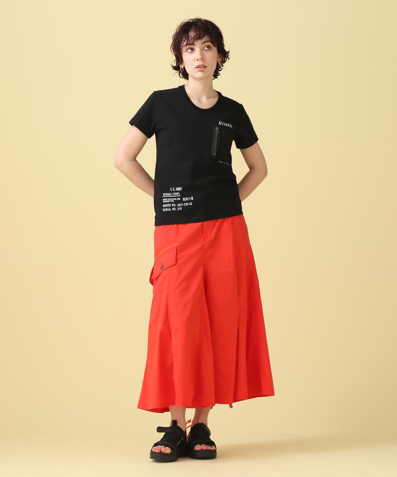 MILITARY HUNTING MERMAID SKIRT/ ミリタリーハンティングマーメイドスカート