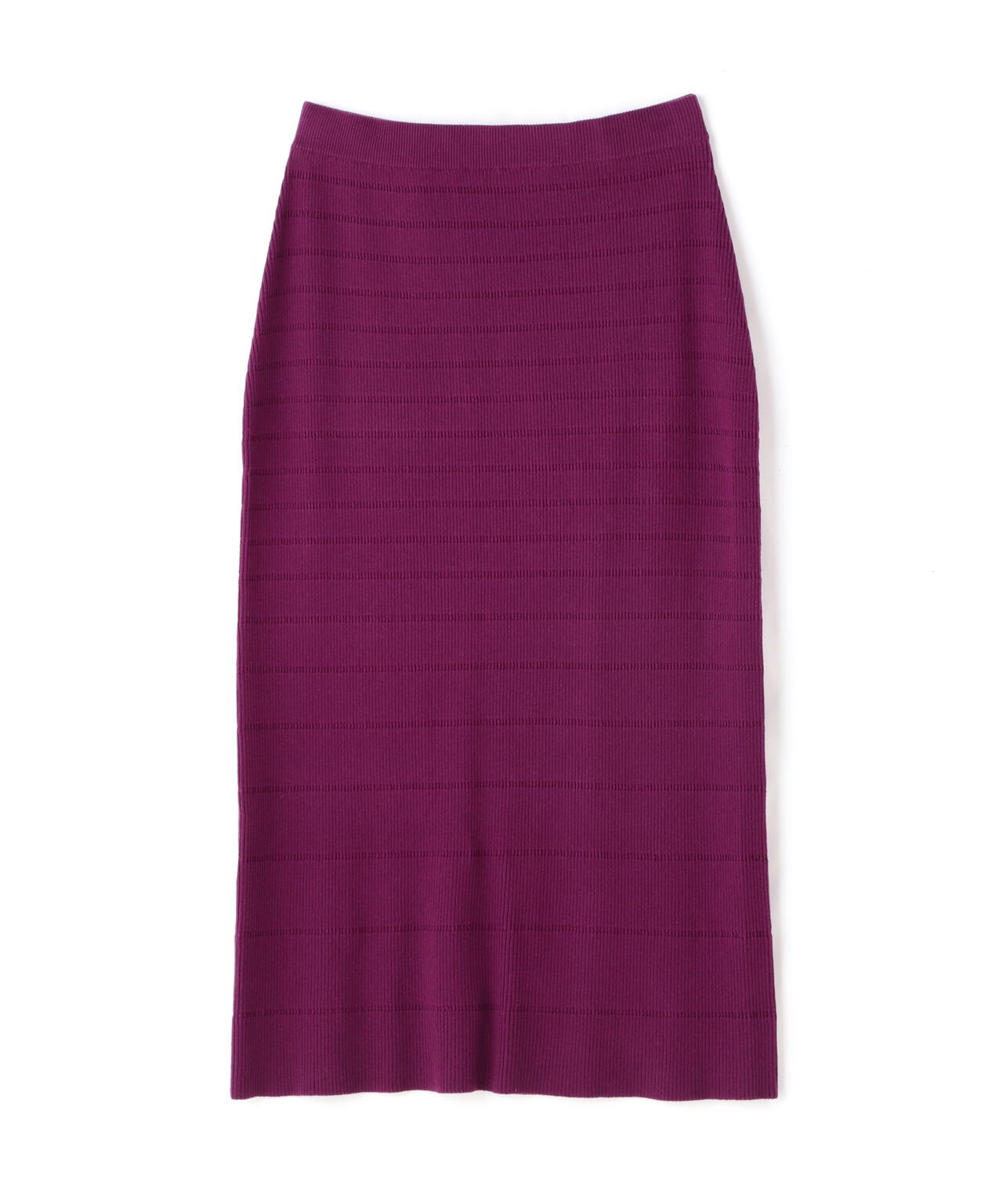 PANEL BORDER KNIT SKIRT/ パネルボーダーニットスカート