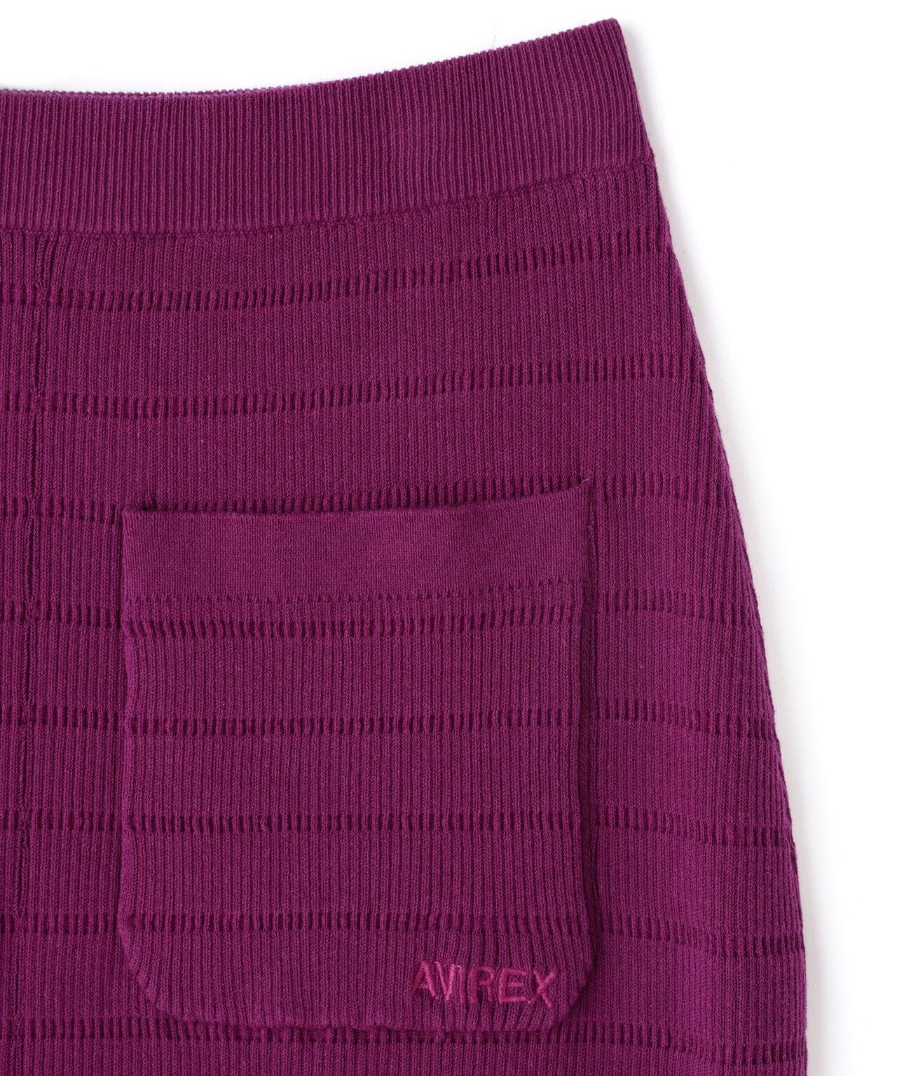 PANEL BORDER KNIT SKIRT/ パネルボーダーニットスカート