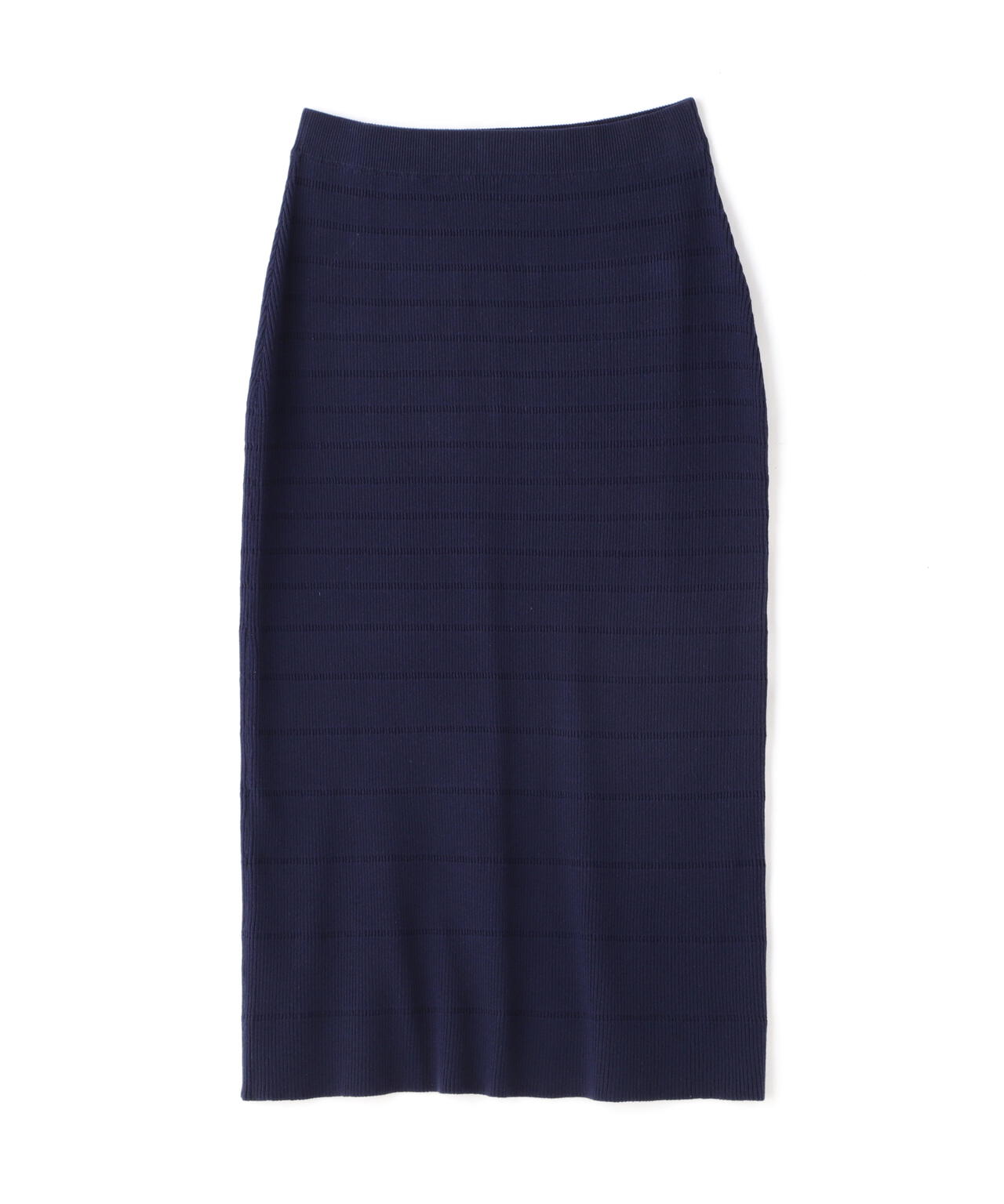 PANEL BORDER KNIT SKIRT/ パネルボーダーニットスカート