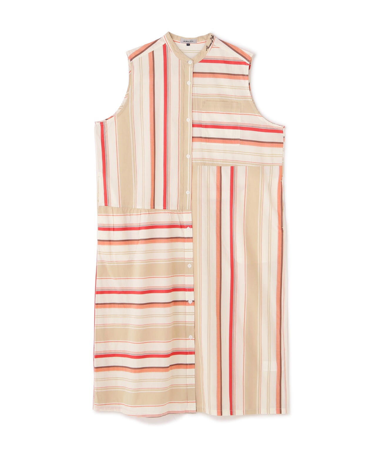 《WEB&DEPOT限定》MULTI STRIPE ONEPIECE/ マルチ ストライプ ワンピース