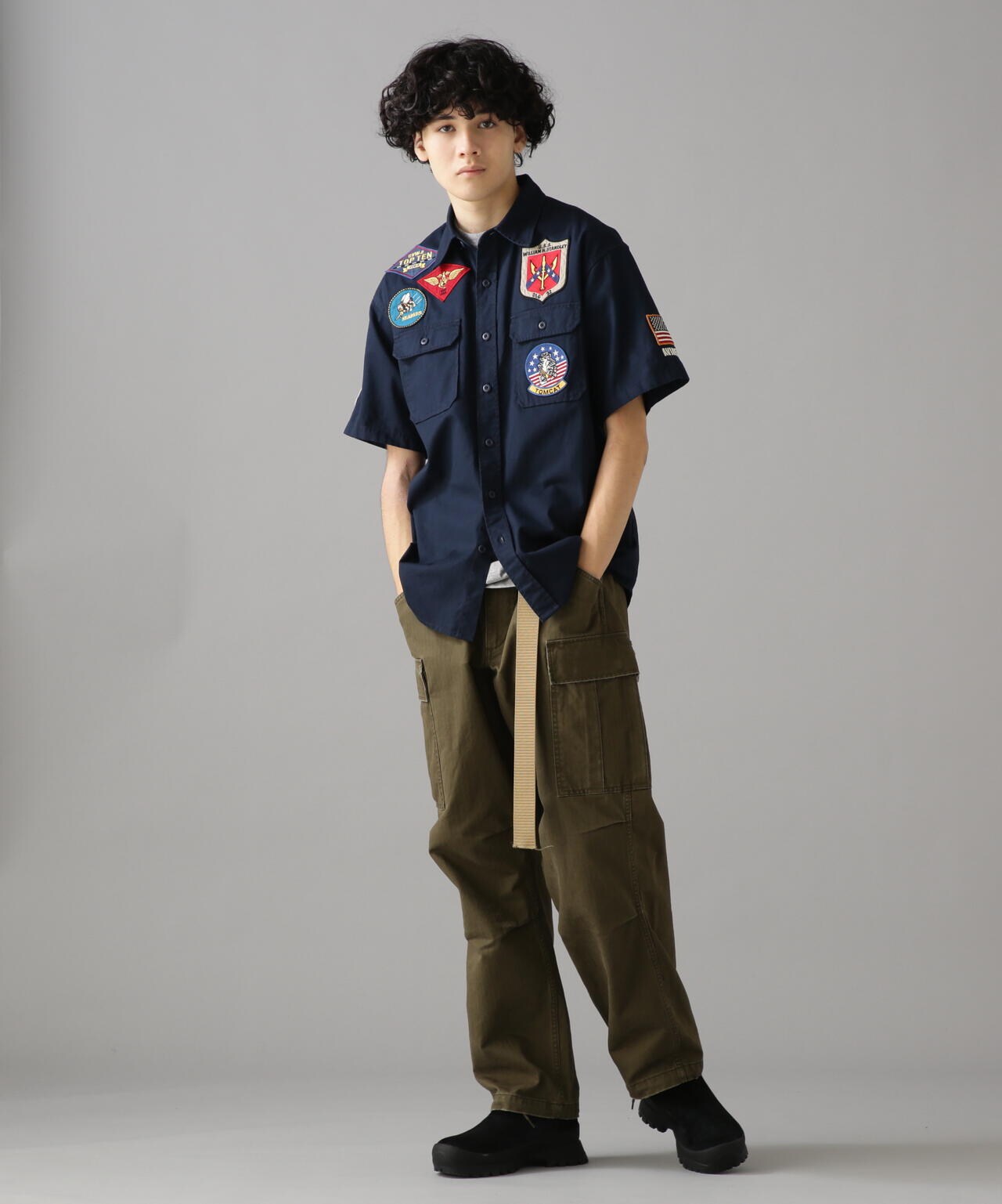 TOPGUN SHIRT SLEEVE SHIRT / トップガン 半袖 シャツ