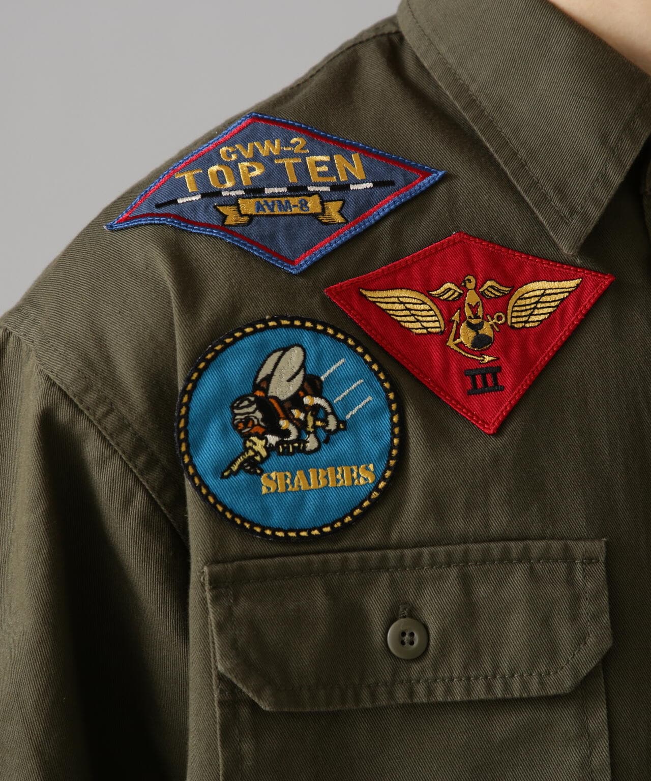TOPGUN SHIRT SLEEVE SHIRT / トップガン 半袖 シャツ