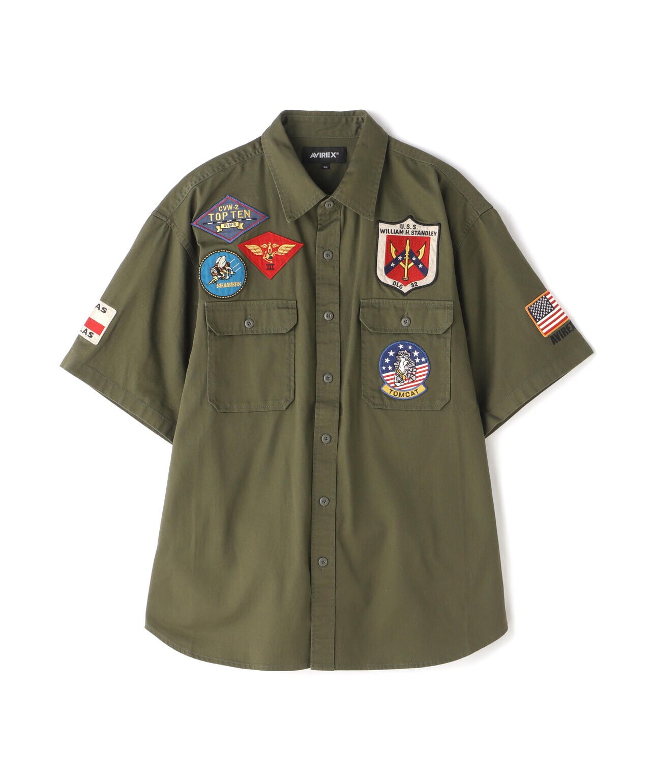 TOPGUN SHIRT SLEEVE SHIRT / トップガン 半袖 シャツ