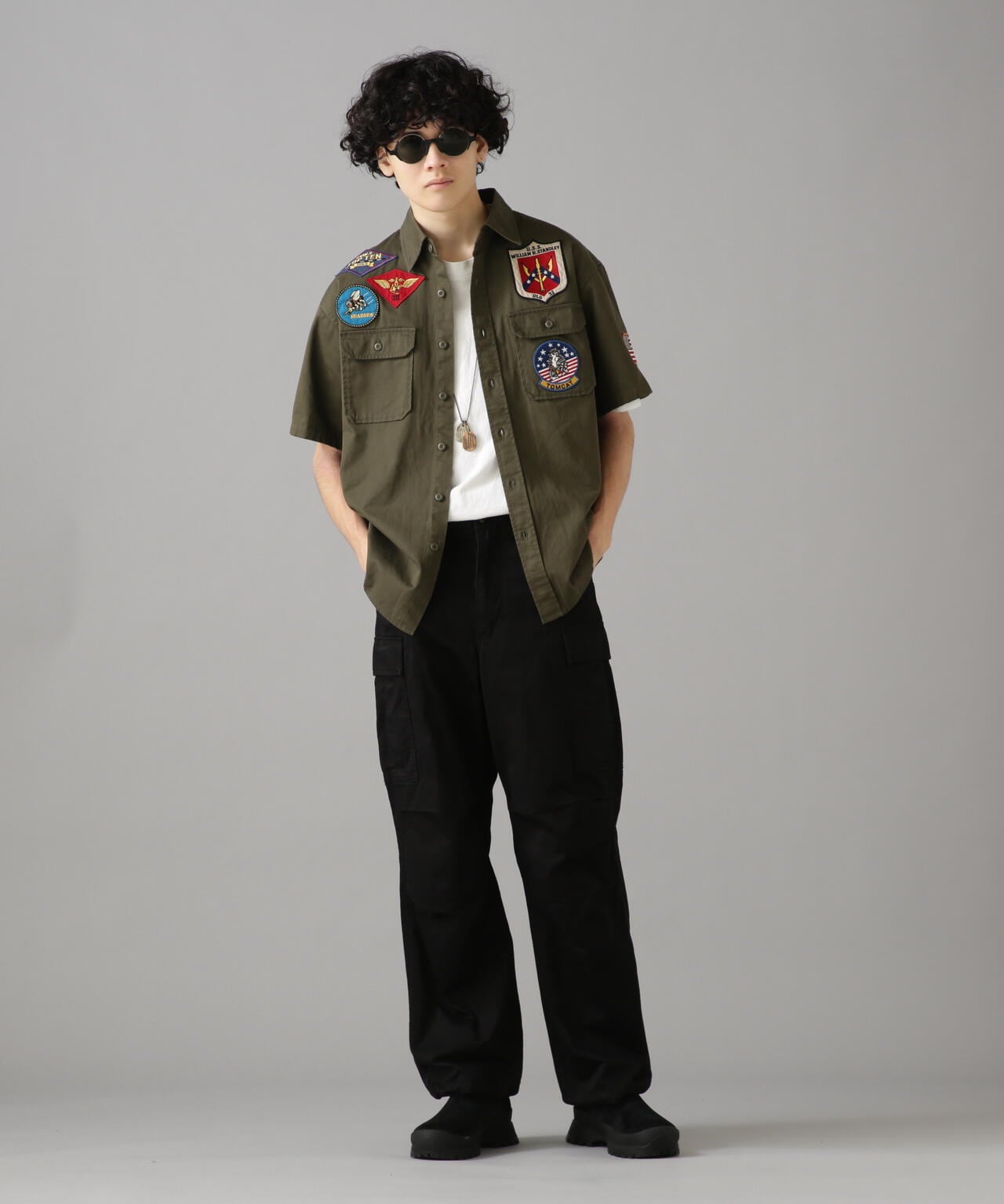TOPGUN SHIRT SLEEVE SHIRT / トップガン 半袖 シャツ