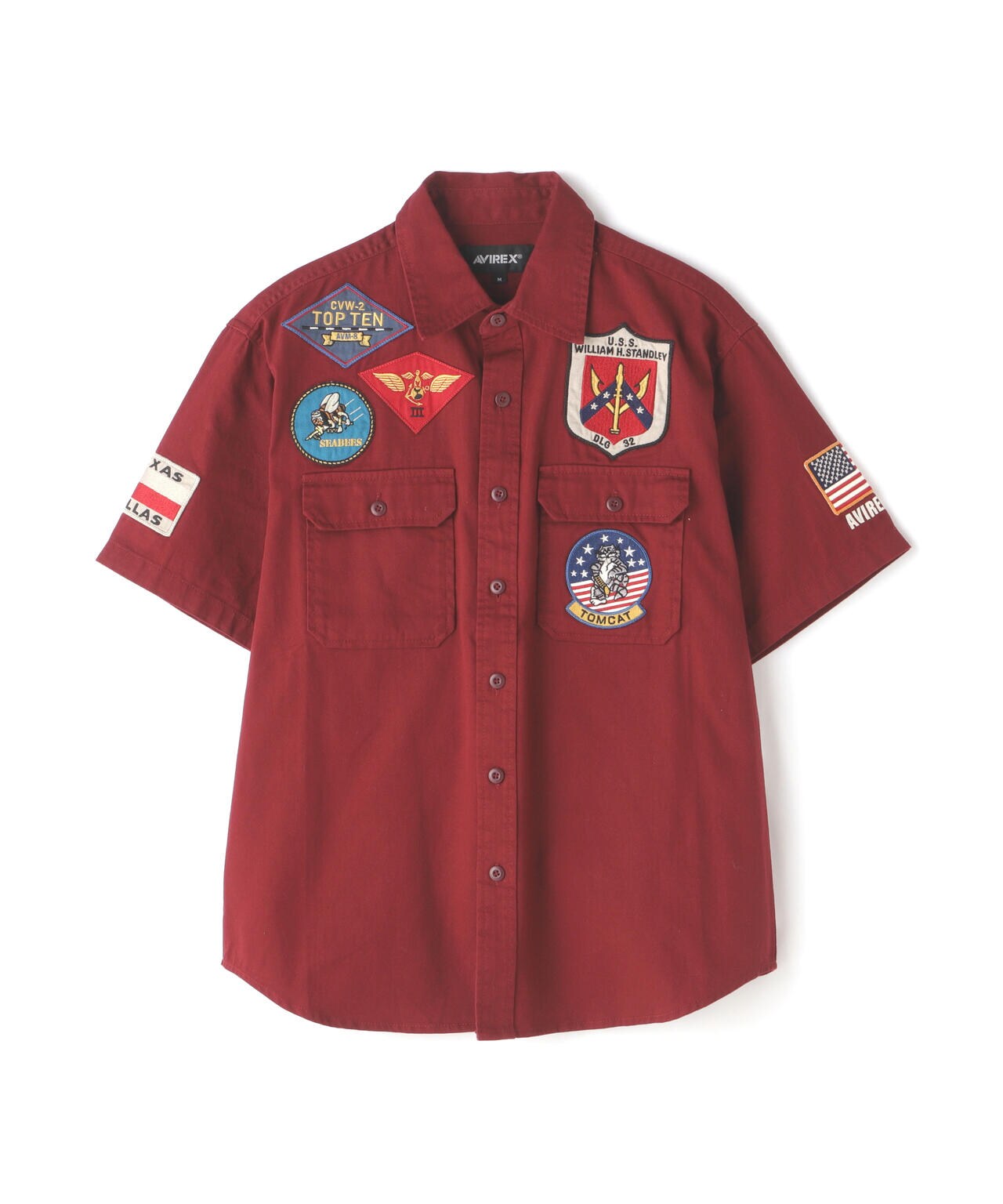 TOPGUN SHIRT SLEEVE SHIRT / トップガン 半袖 シャツ