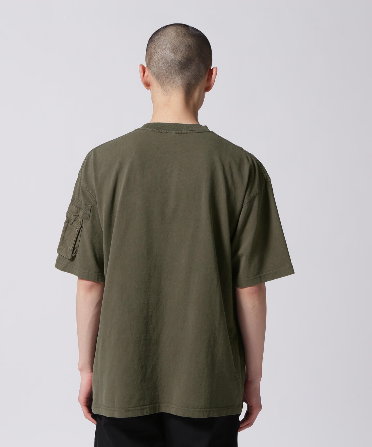 FADE WASH CIGAR POCKET T-SHIRT / フェイド ウォッシュ シガー ポケット Tシャツ