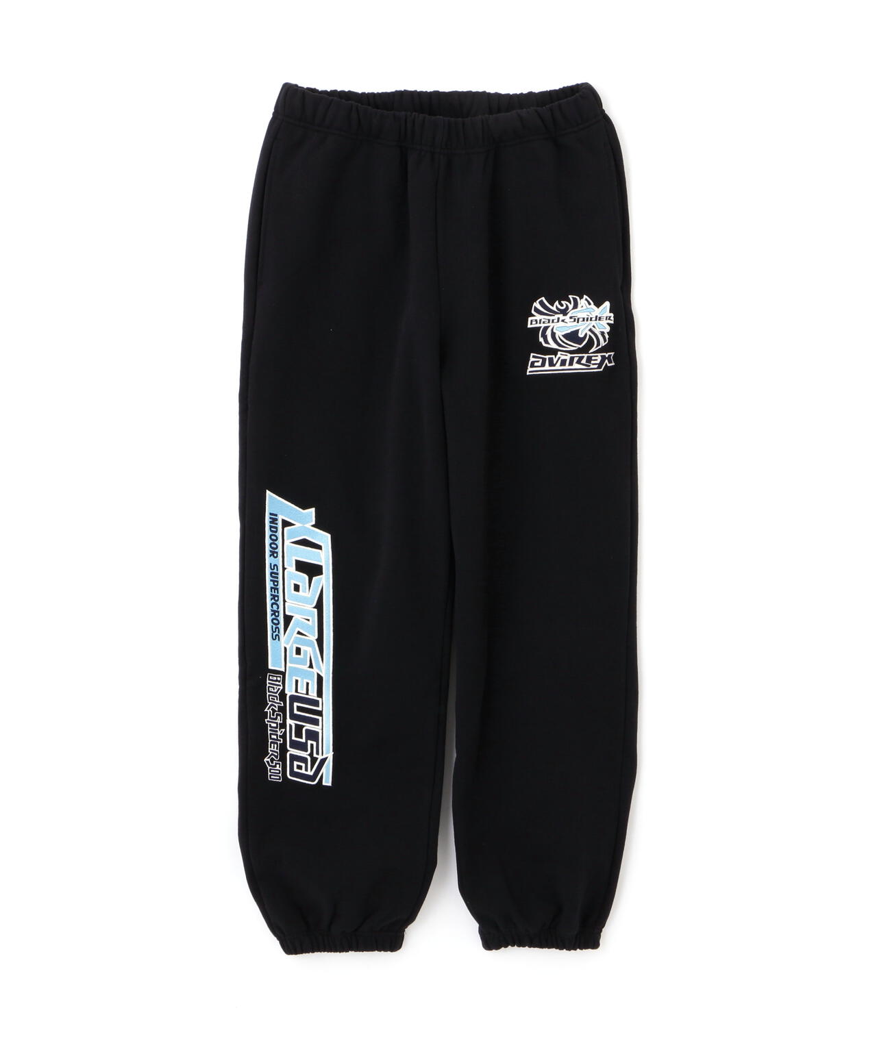 《AVIREX × XLARGE》SWEAT PANTS BLACK SPIDER / スウェットパンツ ブラック スパイダー