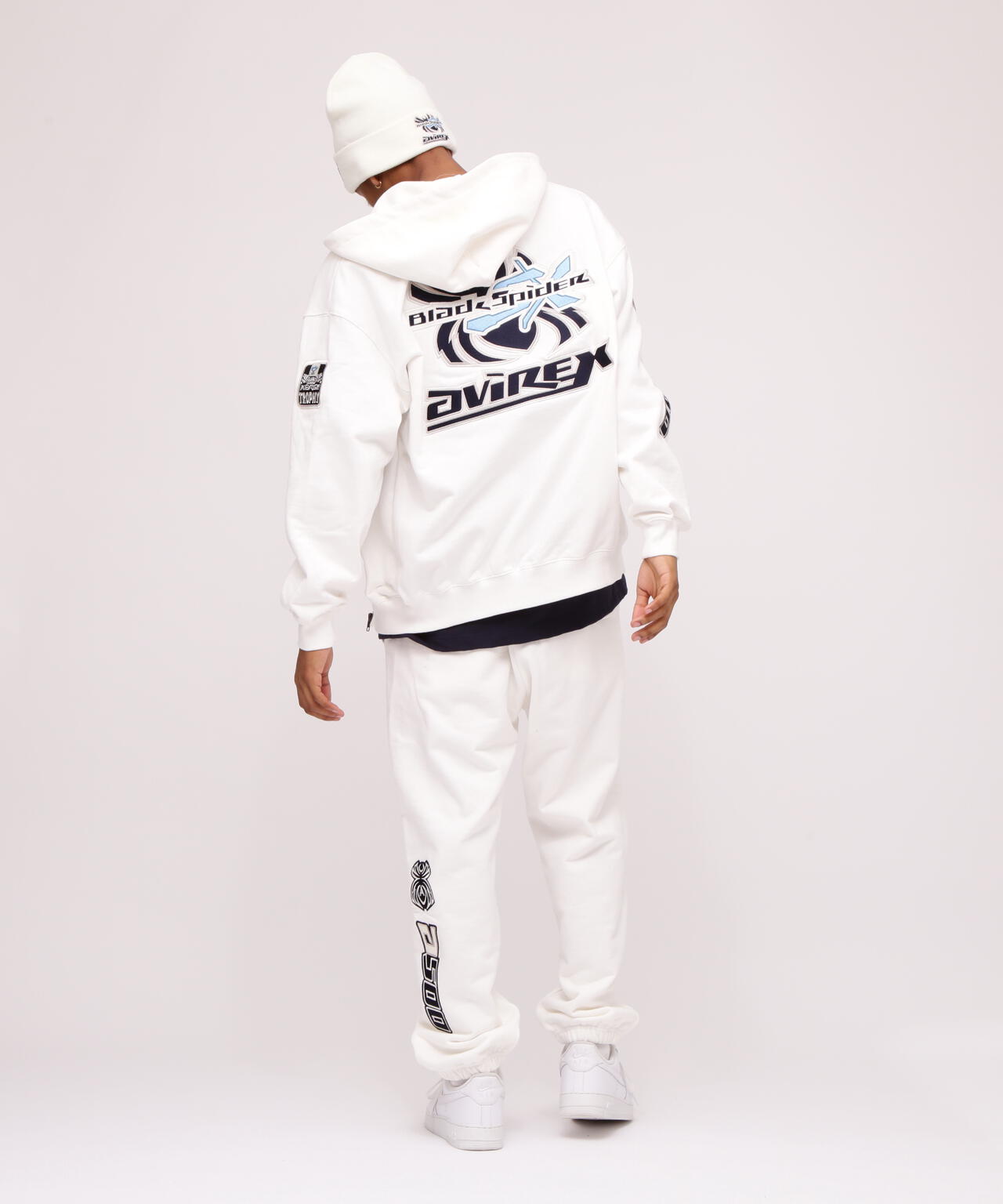 《AVIREX × XLARGE》SWEAT PANTS BLACK SPIDER / スウェットパンツ ブラック スパイダー