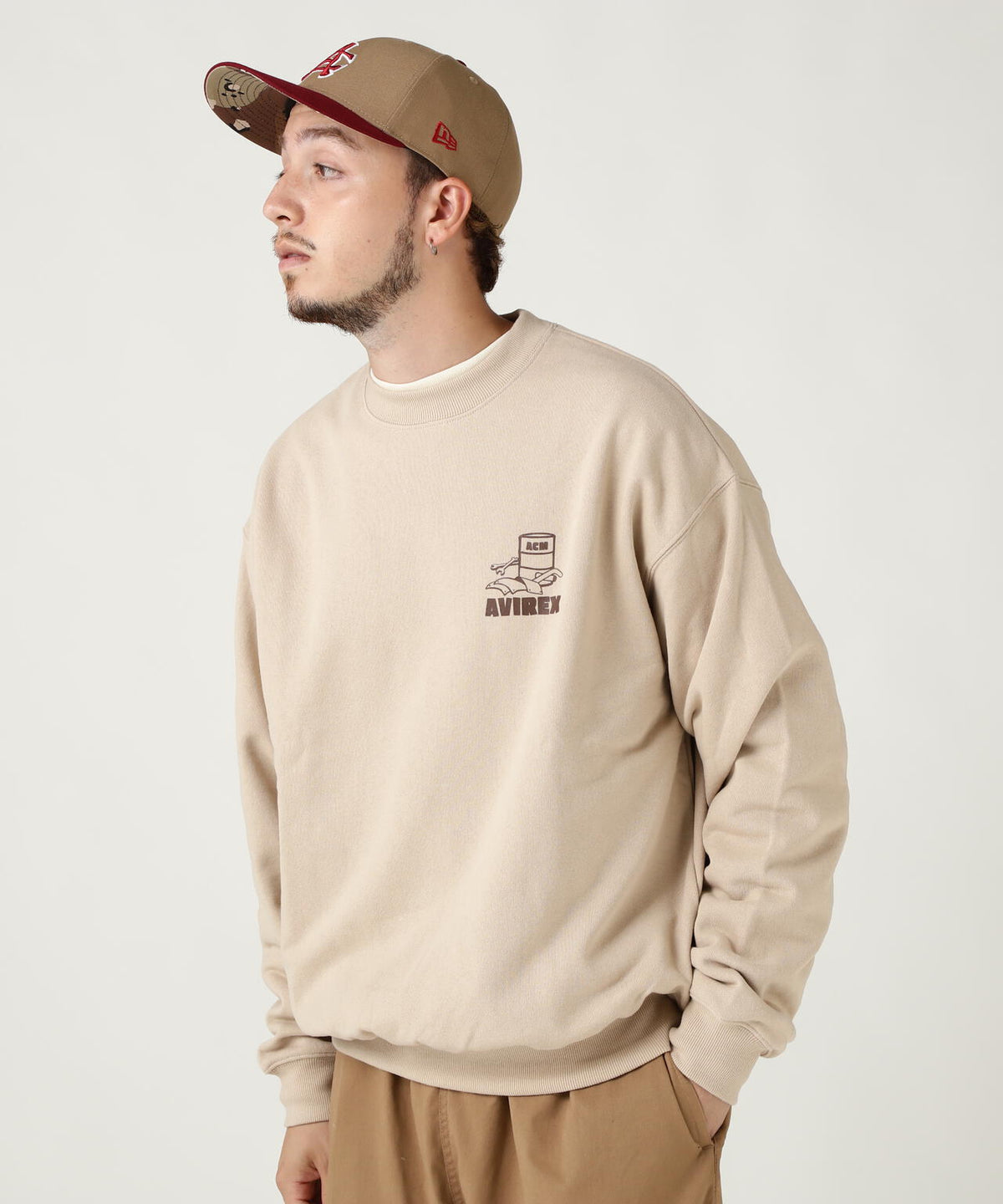 《WEB&DEPOT限定》FLIGHT MECHANIC CREW NECK SWEAT