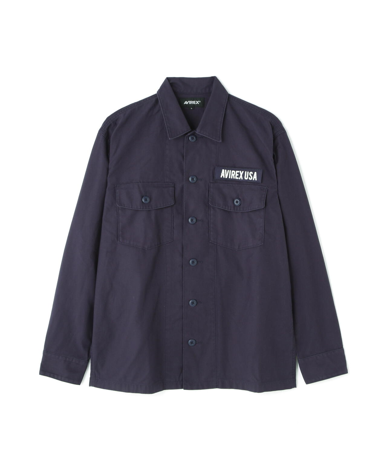 LONG SLEEVE FATIGUE SHIRT / 長袖 ファティーグ シャツ / AVIREX / アヴィレックス / STANDAR