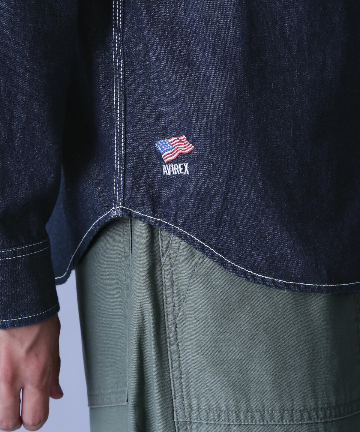 BASIC LIGHT DENIM L/S SHIRT / ベーシック ライト デニム 長袖 シャツ