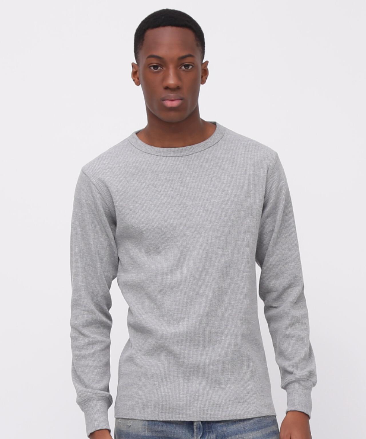 《DAILY/デイリー》THERMAL L/S CREW NECK T-SHIRT