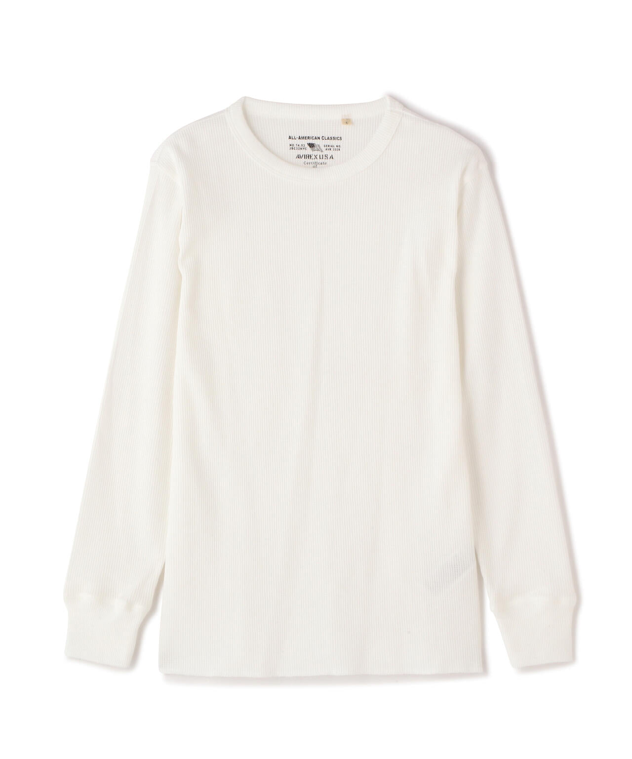 《DAILY/デイリー》THERMAL L/S CREW NECK T-SHIRT/サーマル 長袖 クルーネック Tシャツ