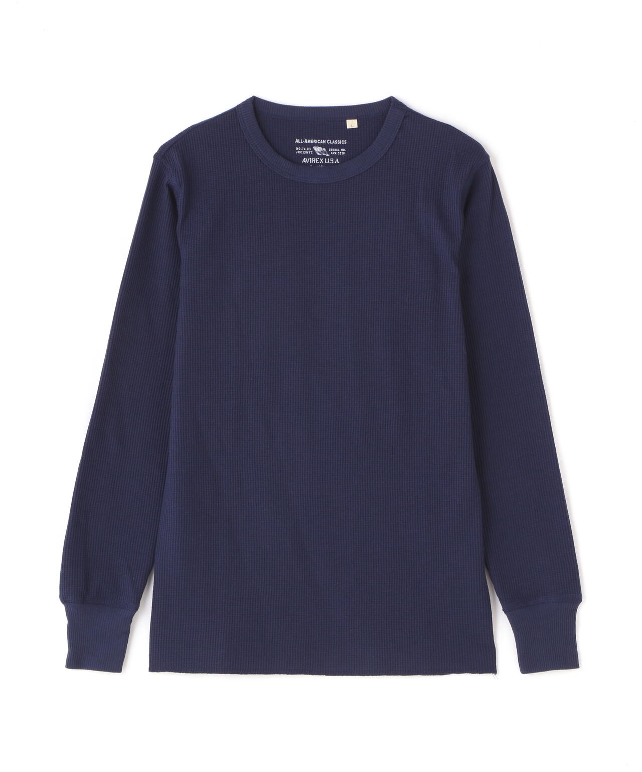 《DAILY/デイリー》THERMAL L/S CREW NECK T-SHIRT/サーマル 長袖 クルーネック Tシャツ