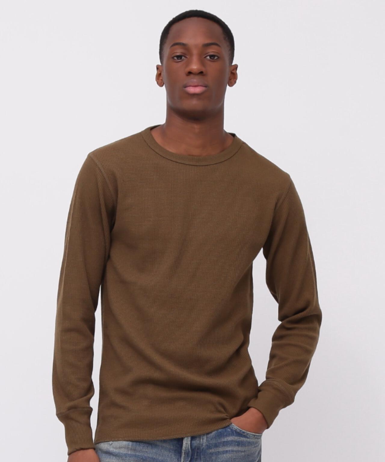 《DAILY/デイリー》THERMAL L/S CREW NECK T-SHIRT