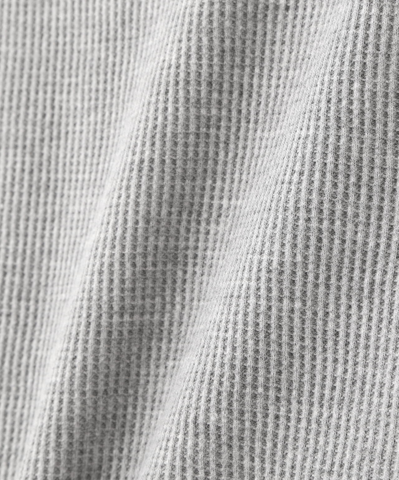 《DAILY/デイリー》THERMAL L/S HENLEY NECK T-SHIRT/サーマル 長袖 ヘンリーネック Tシャツ