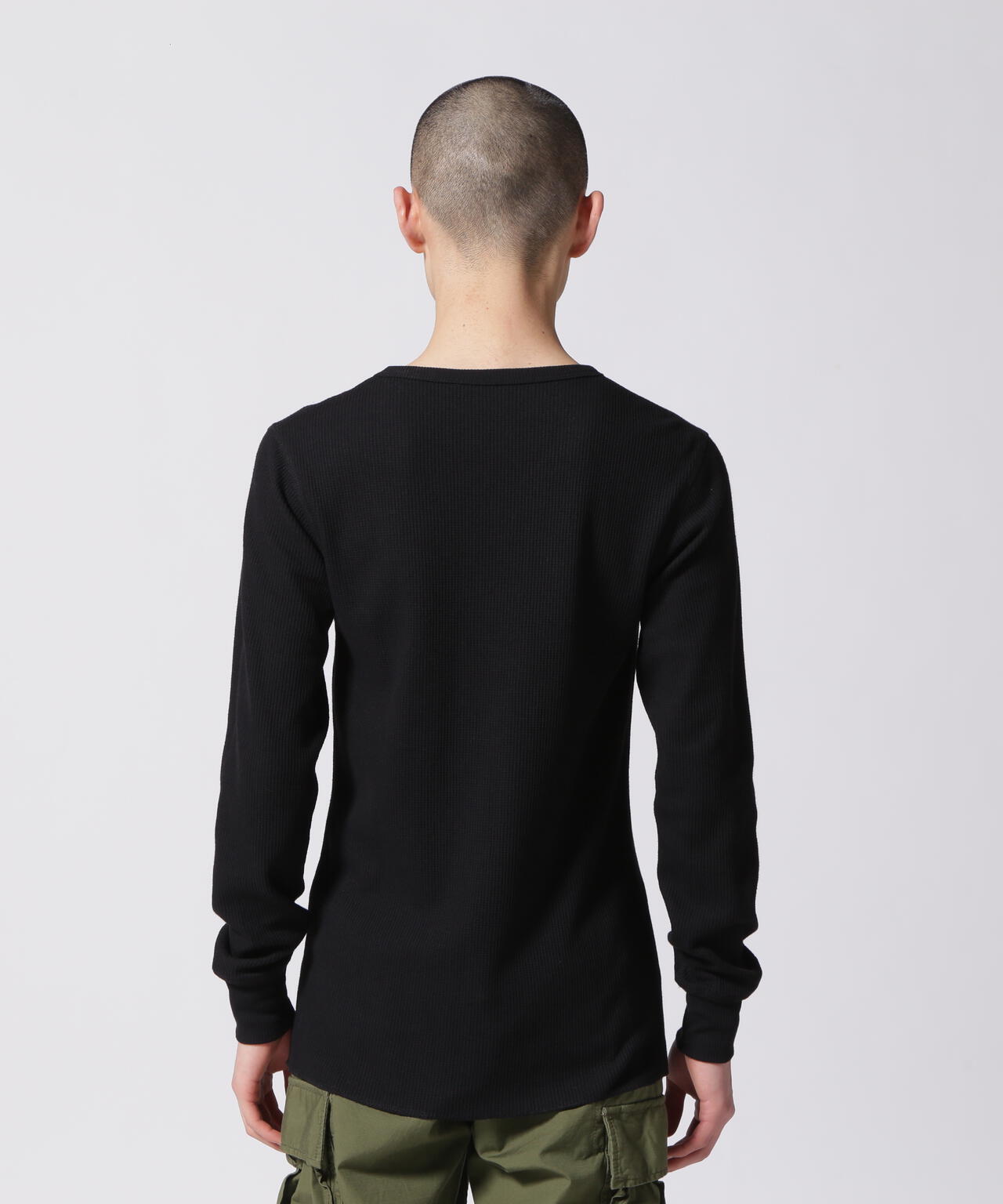 《DAILY/デイリー》THERMAL L/S V-NECK T-SHIRT/サーマル 長袖 ブイネック Tシャツ