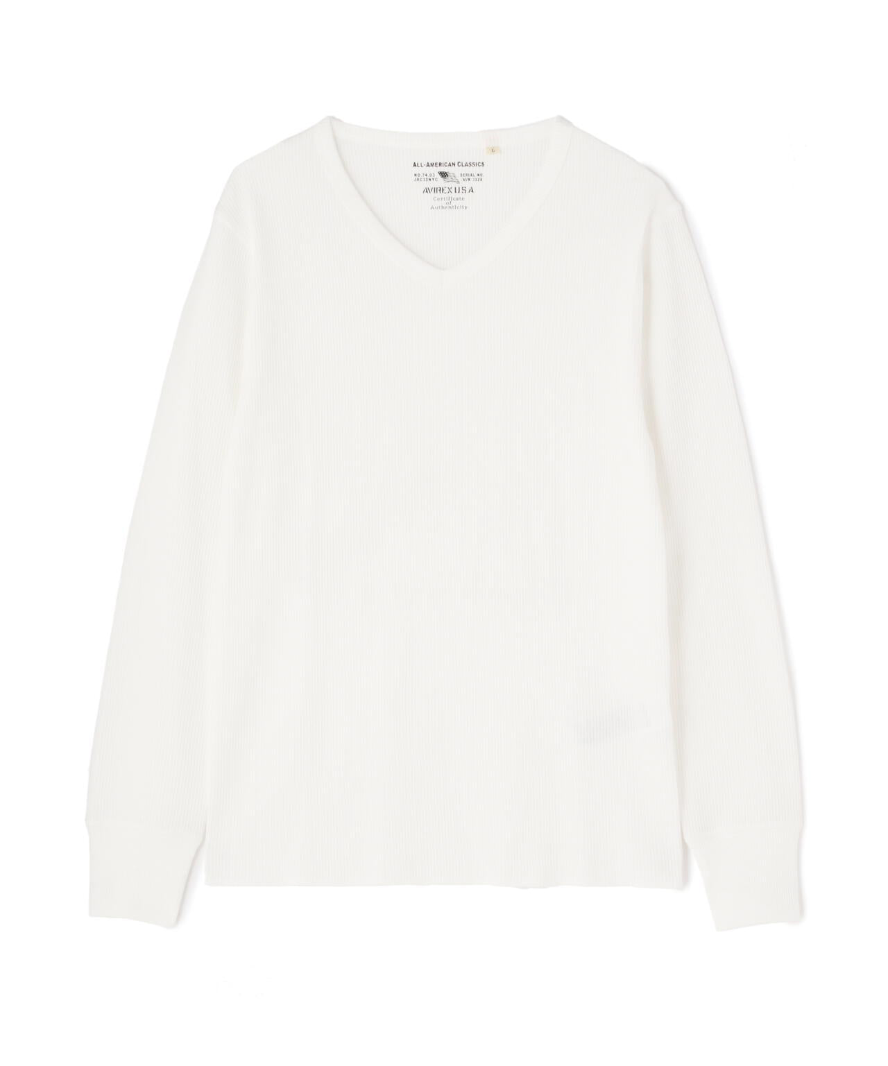 《DAILY/デイリー》THERMAL L/S V-NECK T-SHIRT/サーマル 長袖 ブイネック Tシャツ