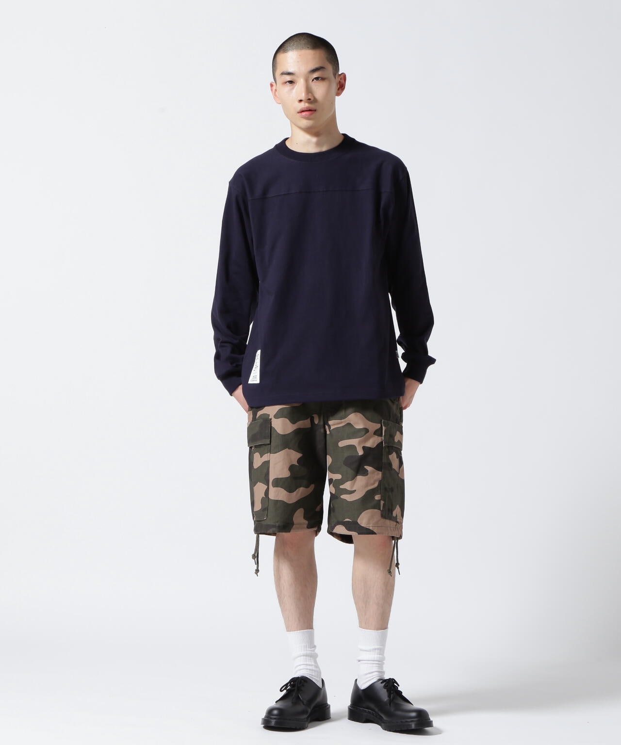 BASIC HEAVYWEIGHT L/S FOOTBALL T-SHIRT / ベーシック ヘビーウェイト 長袖 フットボール Tシャツ