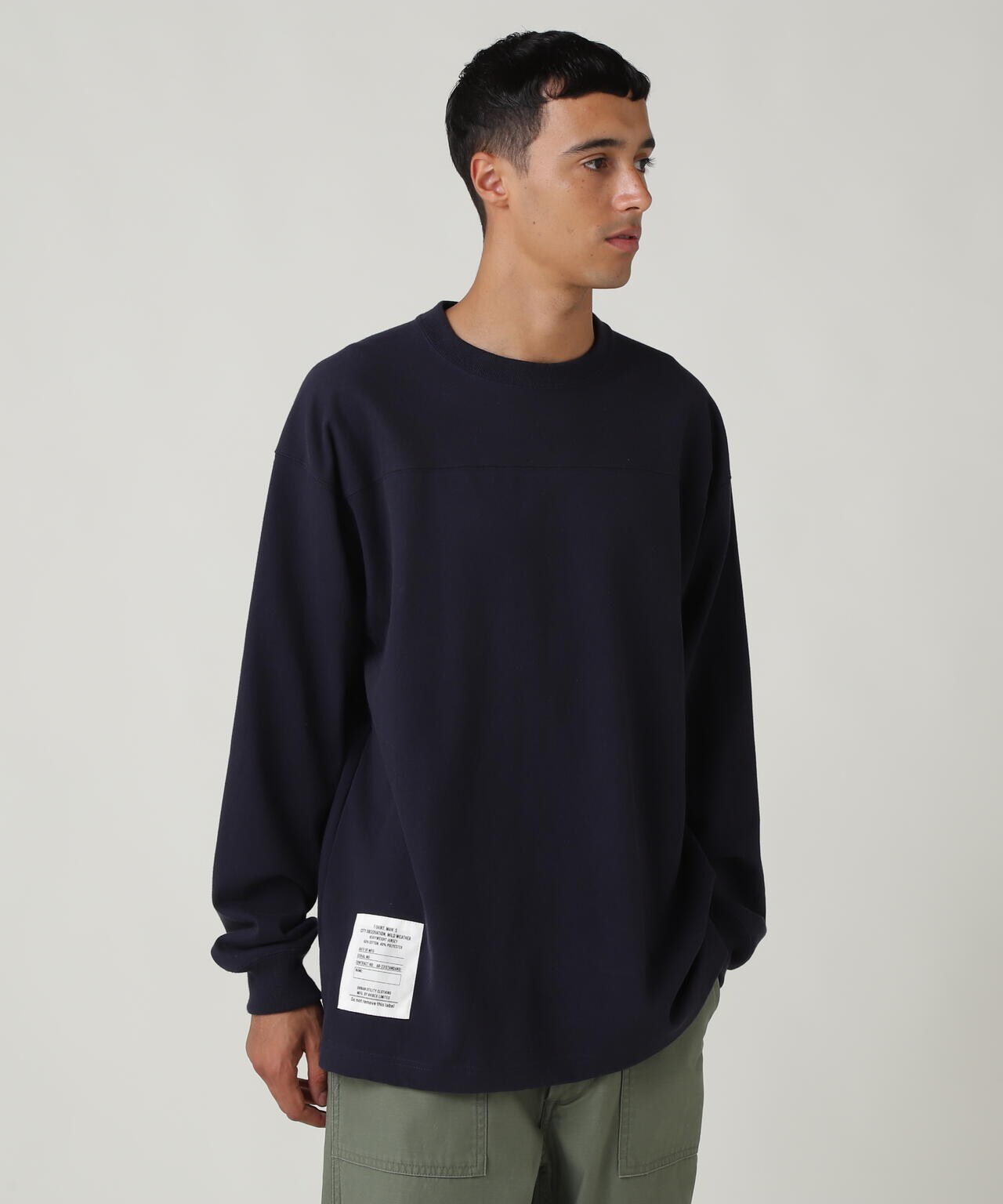 BASIC HEAVYWEIGHT L/S FOOTBALL T-SHIRT / ベーシック ヘビーウェイト 長袖 フットボール Tシャツ
