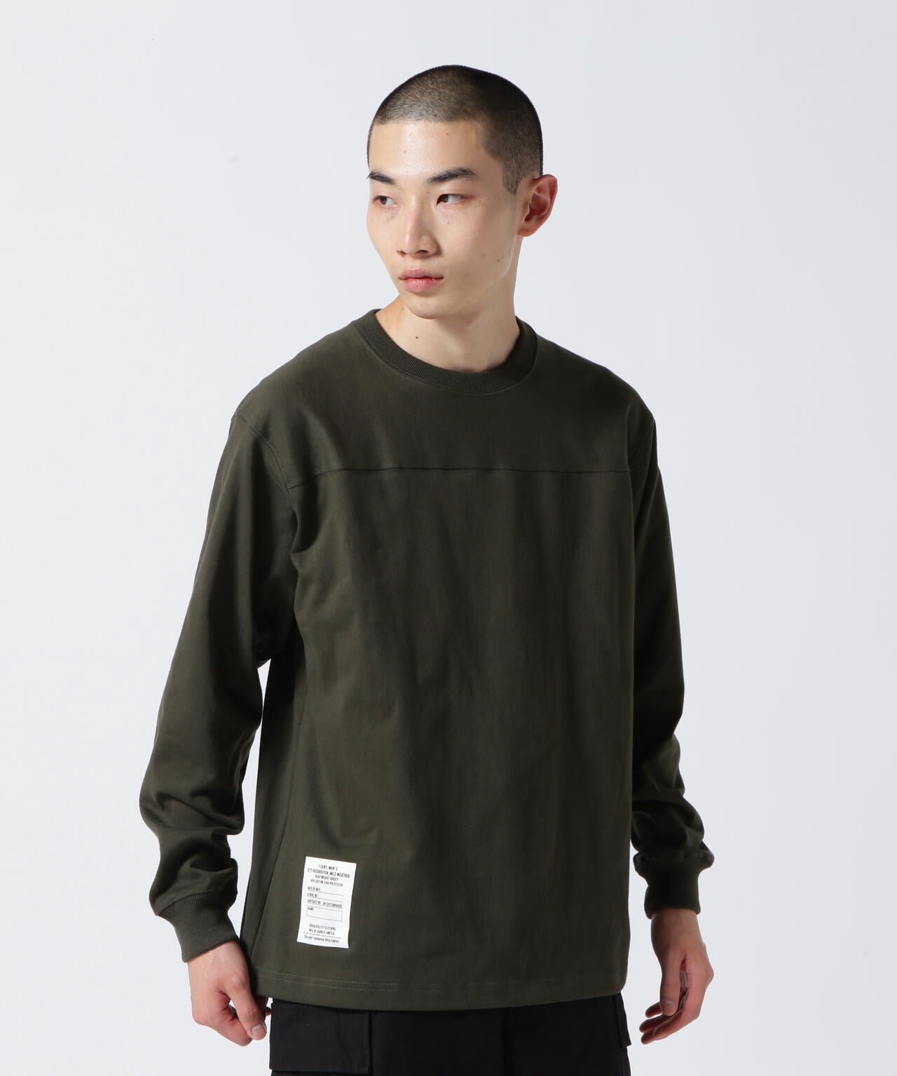 BASIC HEAVYWEIGHT L/S FOOTBALL T-SHIRT / ベーシック ヘビーウェイト 長袖 フットボール Tシャツ