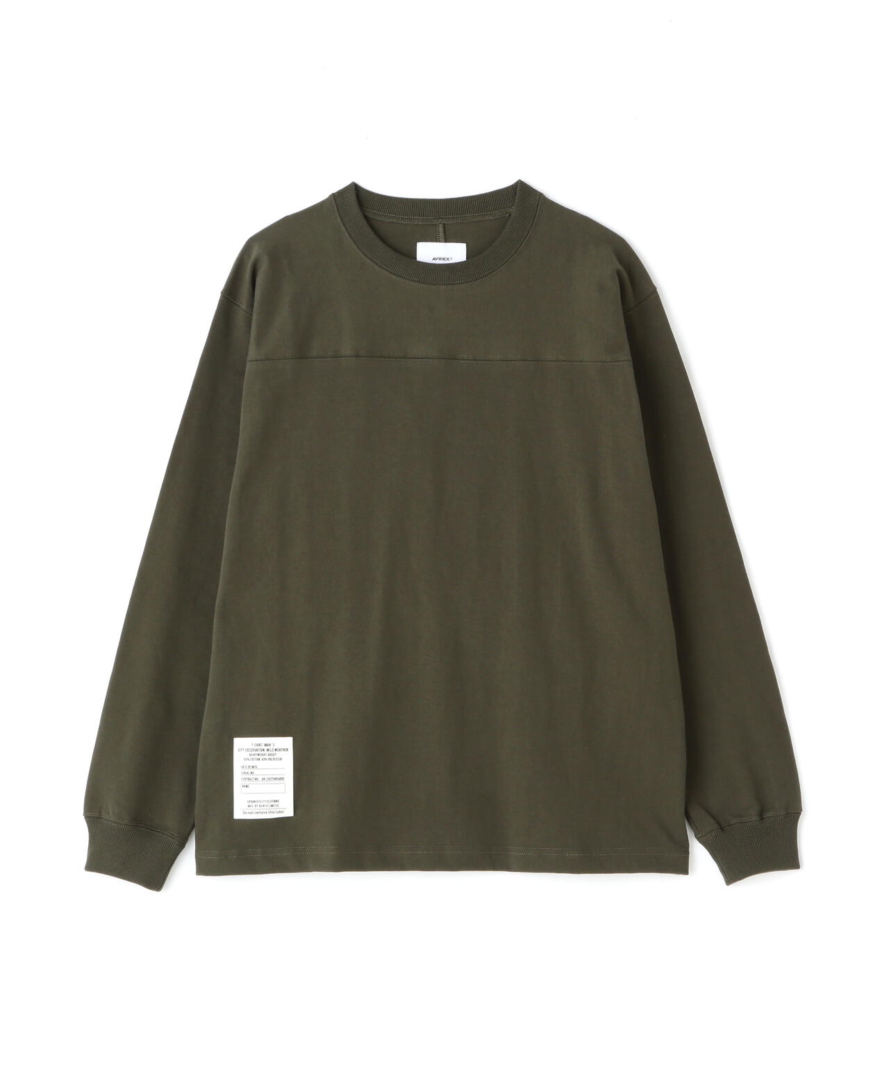 BASIC HEAVYWEIGHT L/S FOOTBALL T-SHIRT / ベーシック ヘビーウェイト 長袖 フットボール Tシャツ