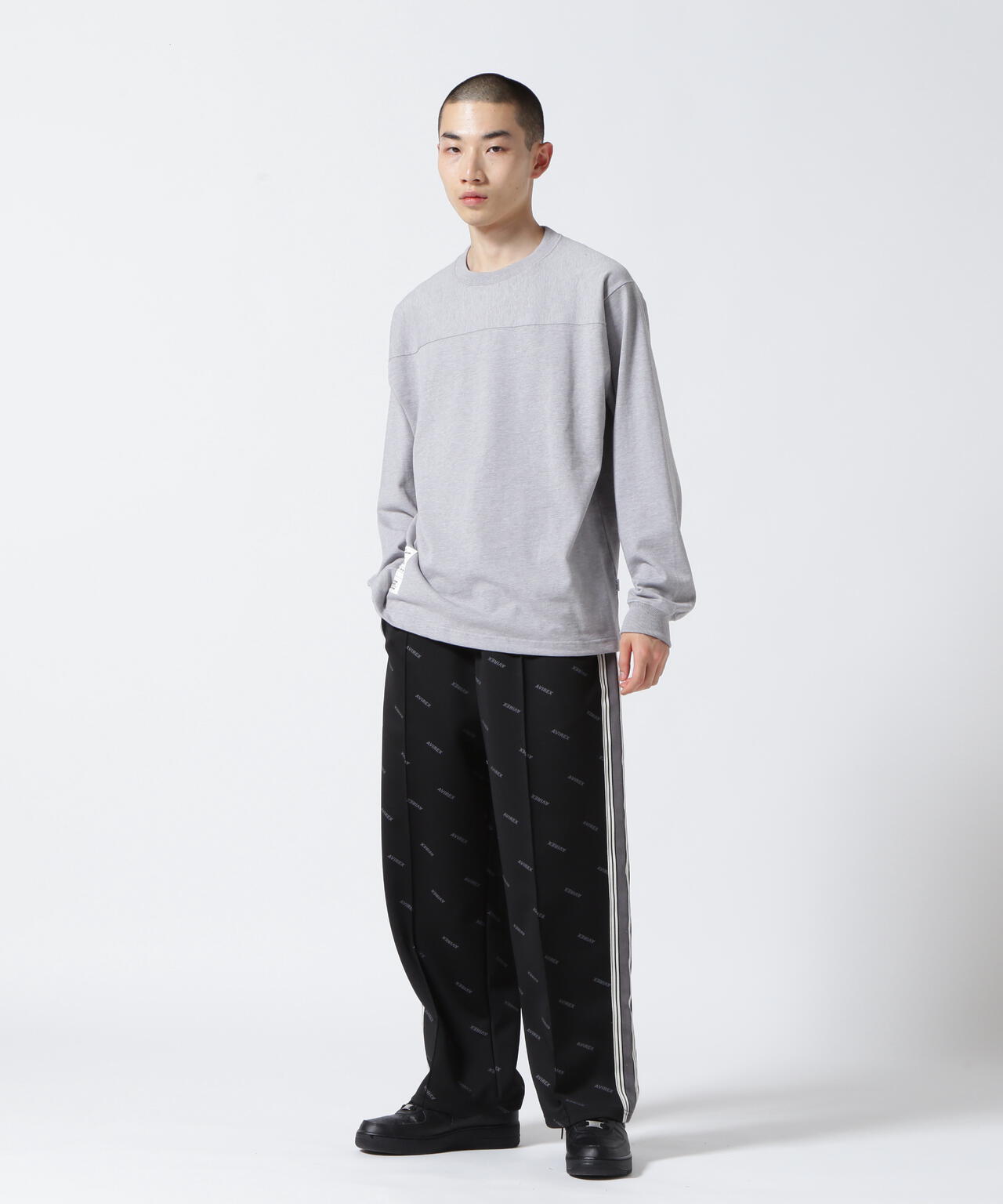 BASIC HEAVYWEIGHT L/S FOOTBALL T-SHIRT / ベーシック ヘビーウェイト 長袖 フットボール Tシャツ