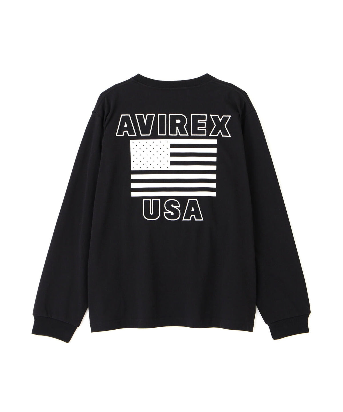 《WEB&DEPOT限定》AMERICAN FLAGS L/S T-SHIRT / アメリカン フラッグス 長袖 Tシャツ / AVIREX