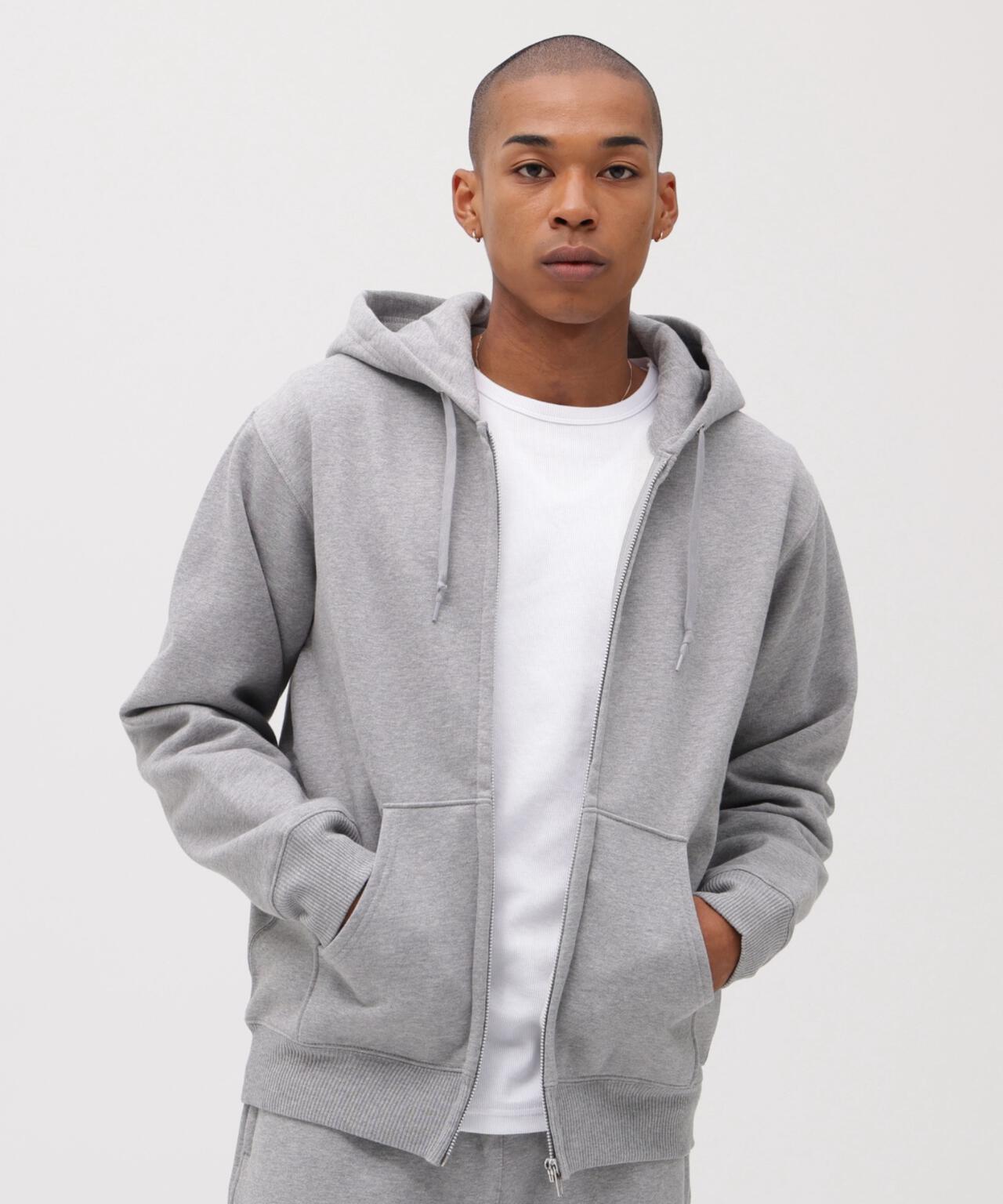 《DAILY/デイリー》ZIP UP SWEAT PARKA / ジップアップ スウェット パーカー / AVIREX /アヴィレックス