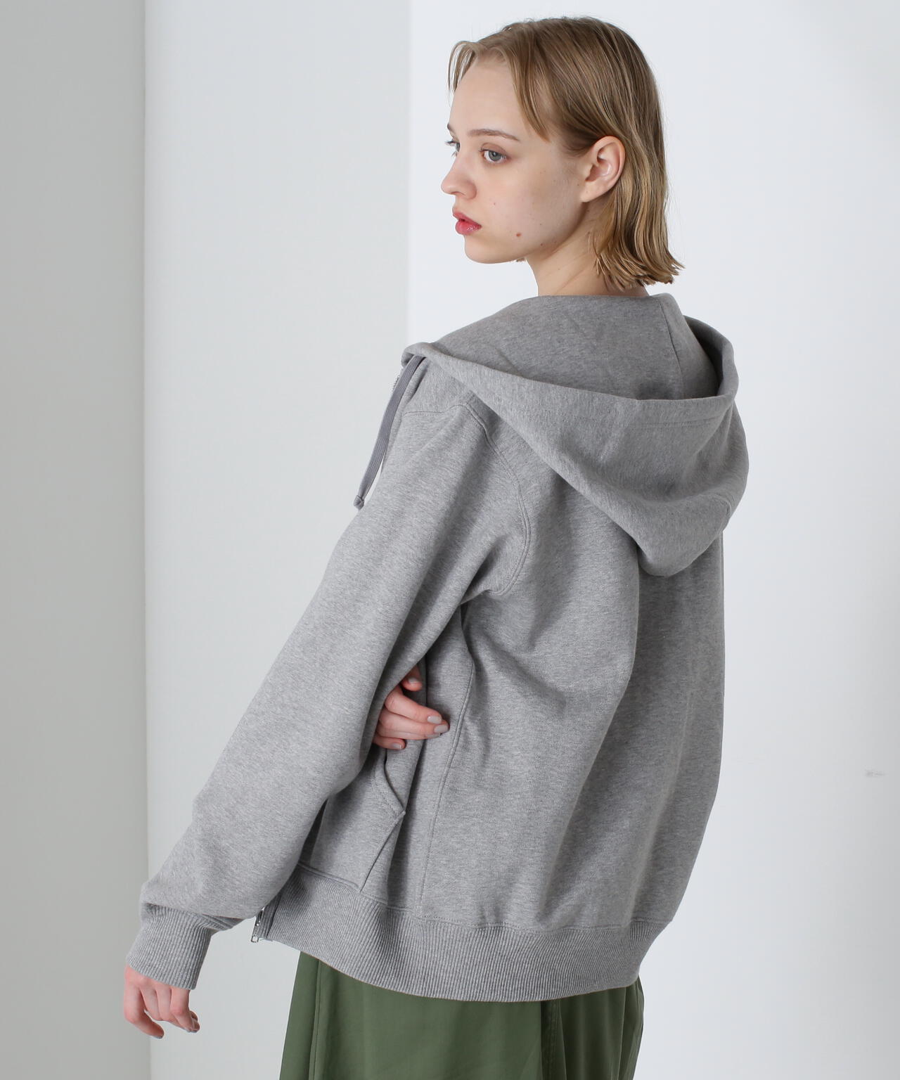 《DAILY/デイリー》ZIP UP SWEAT PARKA / ジップアップ スウェット パーカー / AVIREX /アヴィレックス