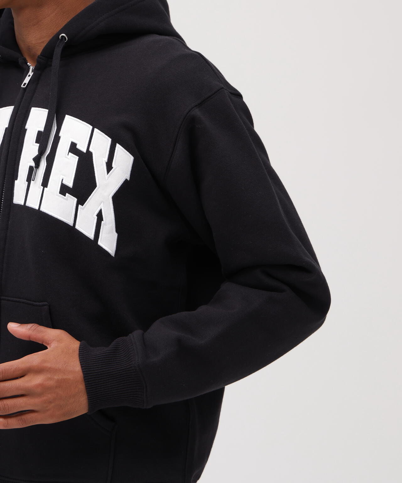 《DAILY/デイリー》ZIP UP SWEAT PARKA LOGO / ジップアップ スウェット パーカー ロゴ / AVIREX /