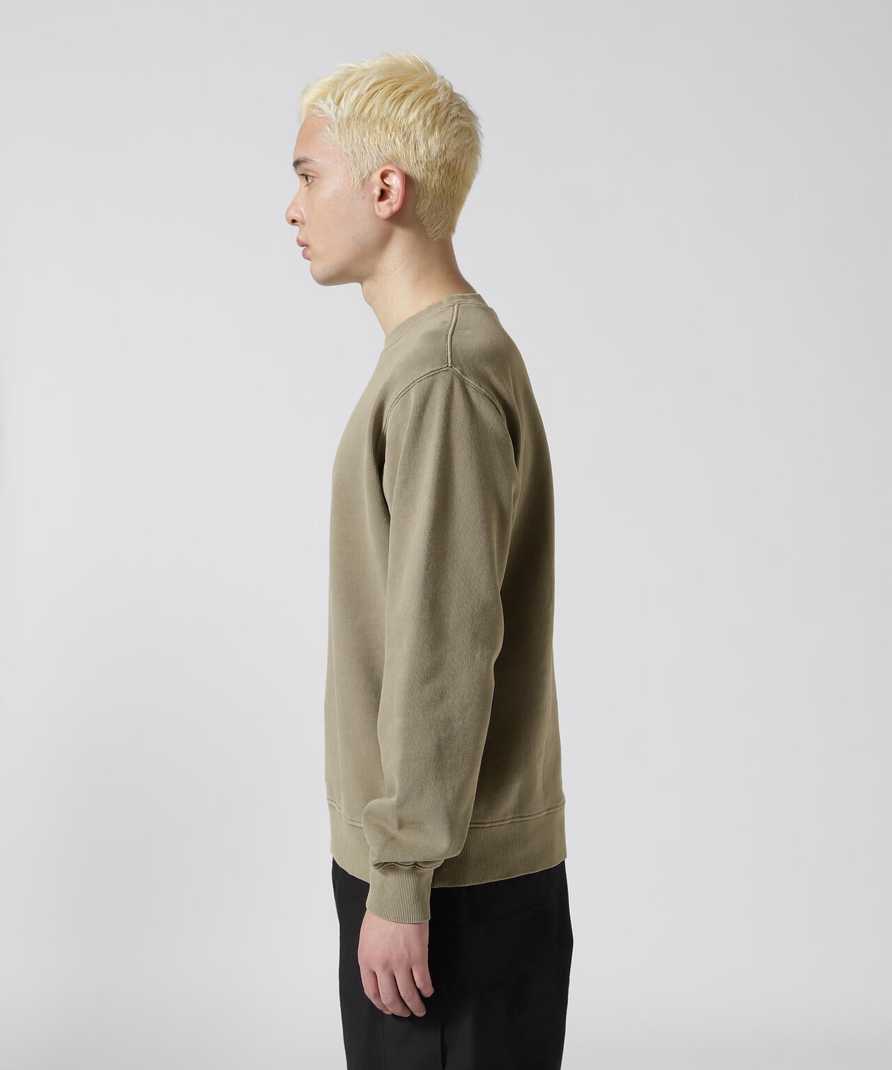 《DAILY/デイリー》FADE WASH CREW NECK SWEAT / フェード ウォッシュ クルーネック スウェット