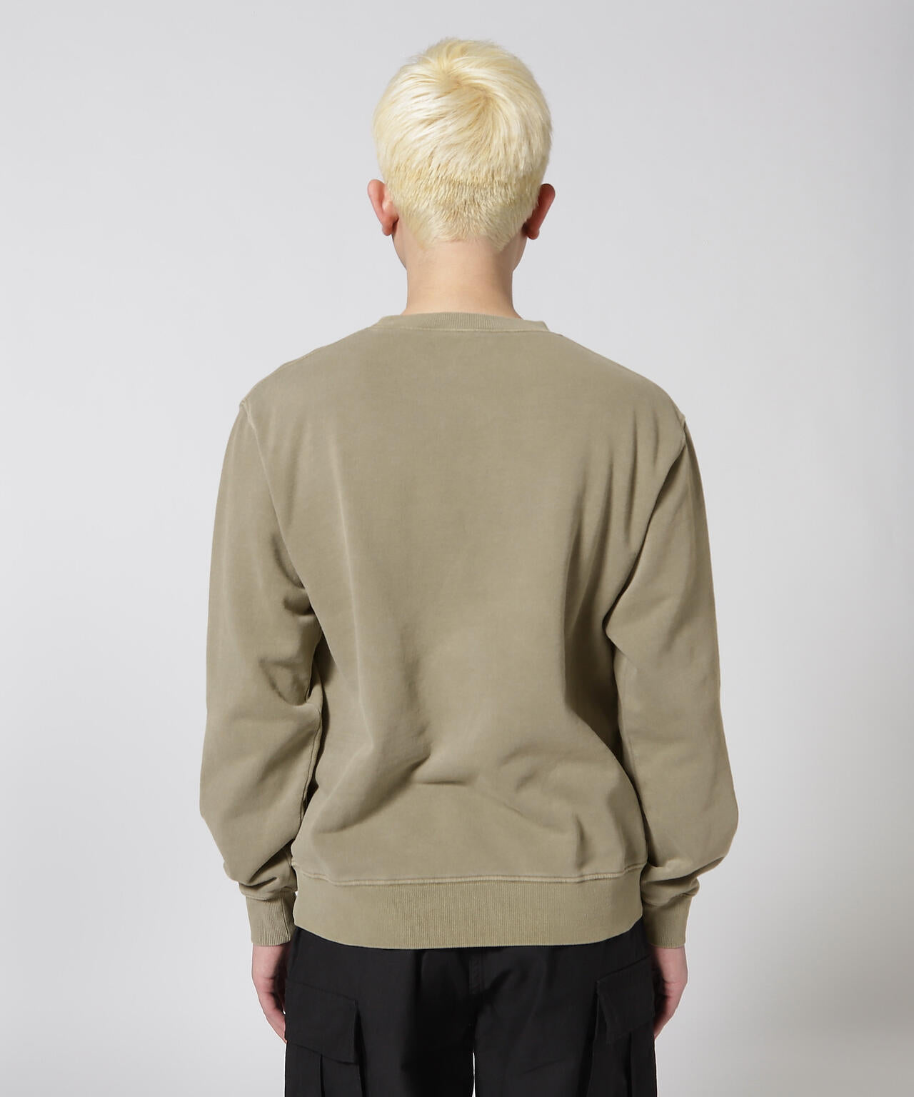《DAILY/デイリー》FADE WASH CREW NECK SWEAT / フェード ウォッシュ クルーネック スウェット