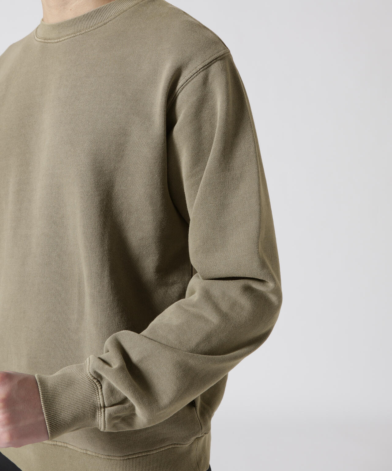 《DAILY/デイリー》FADE WASH CREW NECK SWEAT / フェード ウォッシュ クルーネック スウェット