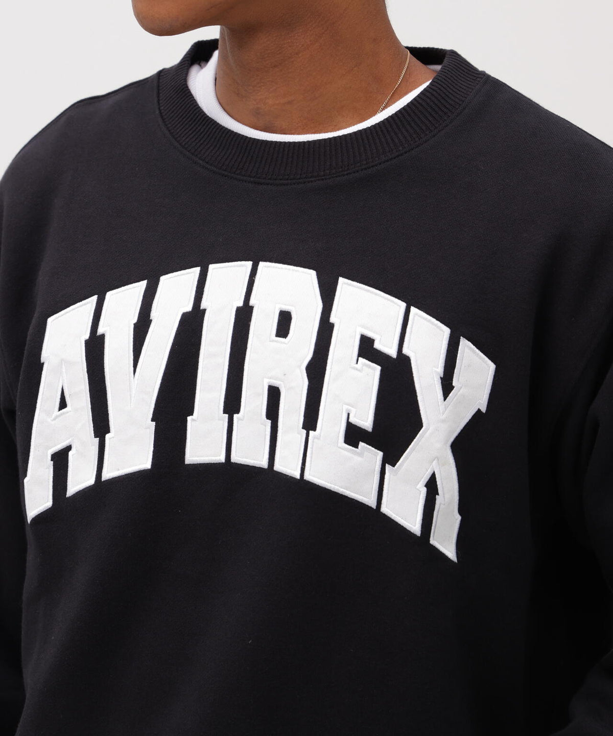 《DAILY/デイリー》CREW NECK L/S SWEAT LOGO / クルーネック ロングスリーブ スウェット / AVIREX /