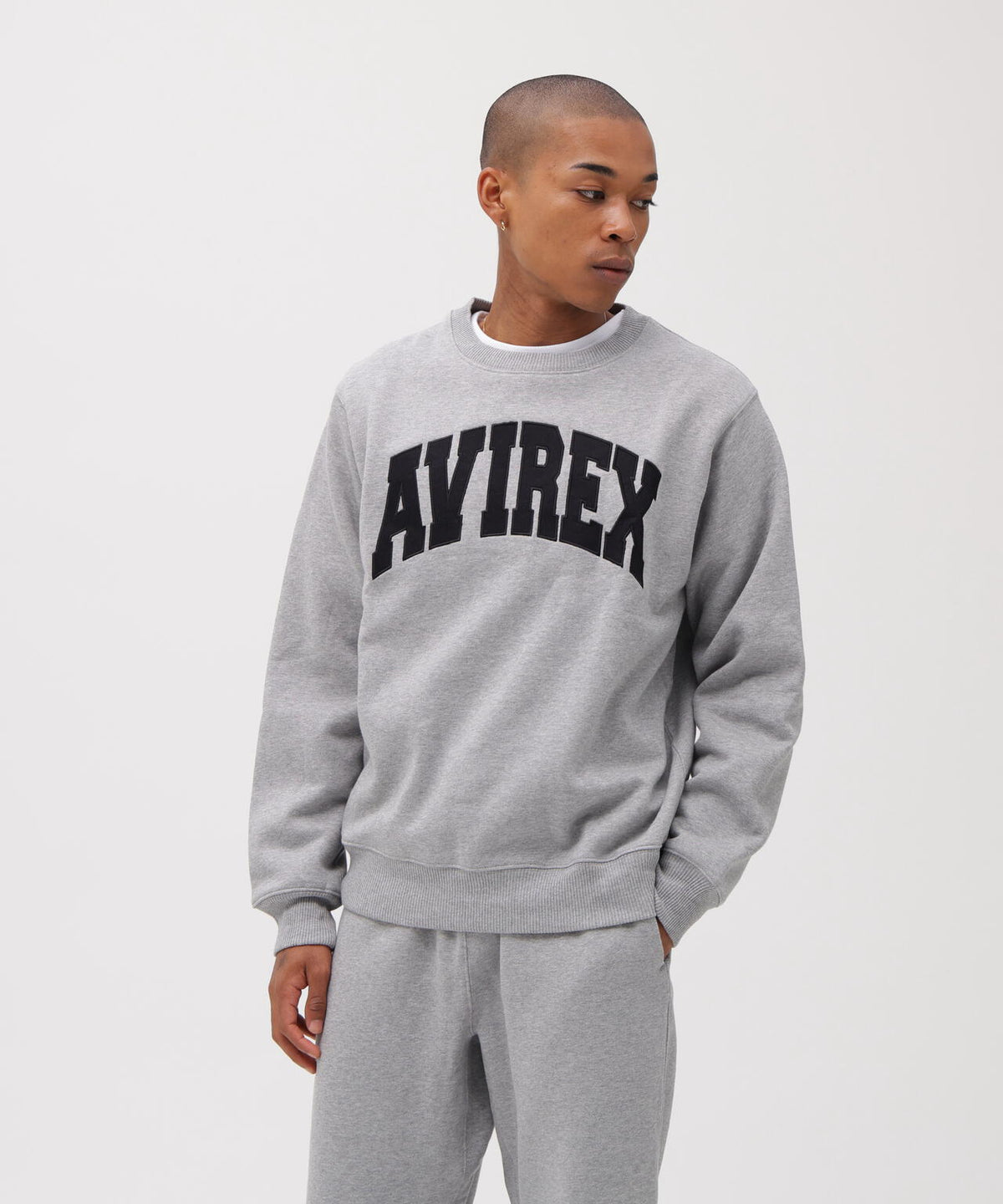 《DAILY/デイリー》CREW NECK L/S SWEAT LOGO / クルーネック ロングスリーブ スウェット / AVIREX /