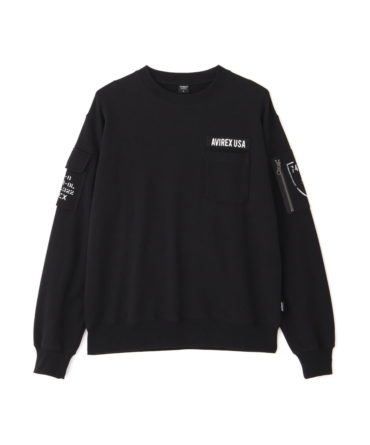 FATIGUE CREWNECK SWEAT / ファティーグ クルーネック スウェット / AVIREX / アヴィレックス
