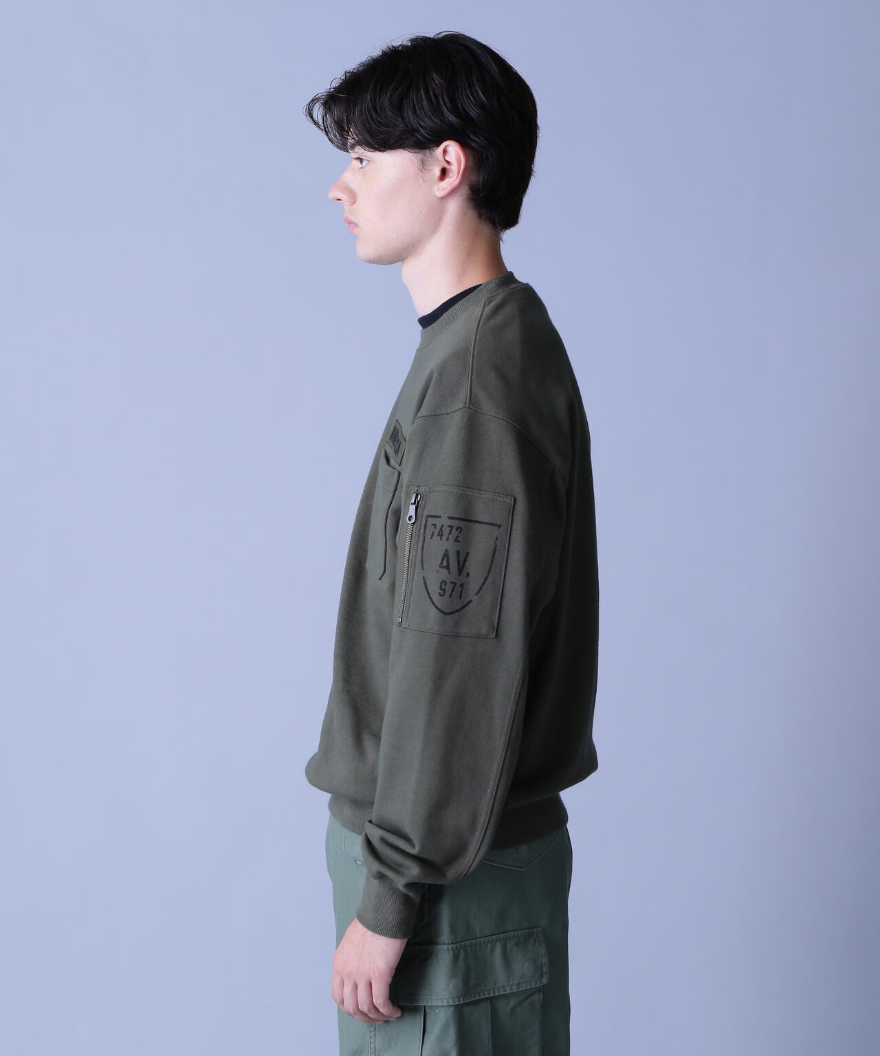 FATIGUE CREWNECK SWEAT / ファティーグ クルーネック スウェット / AVIREX / アヴィレックス