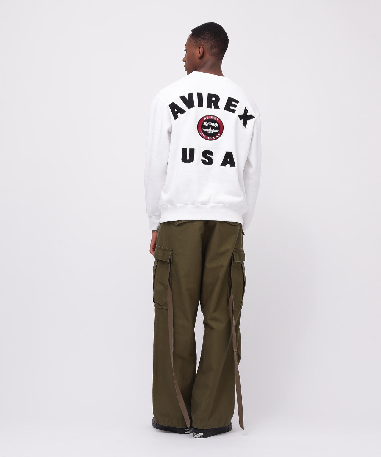 VARSITY LOGO CREW NECK SWEAT /バーシティ ロゴ クルーネック スウェ