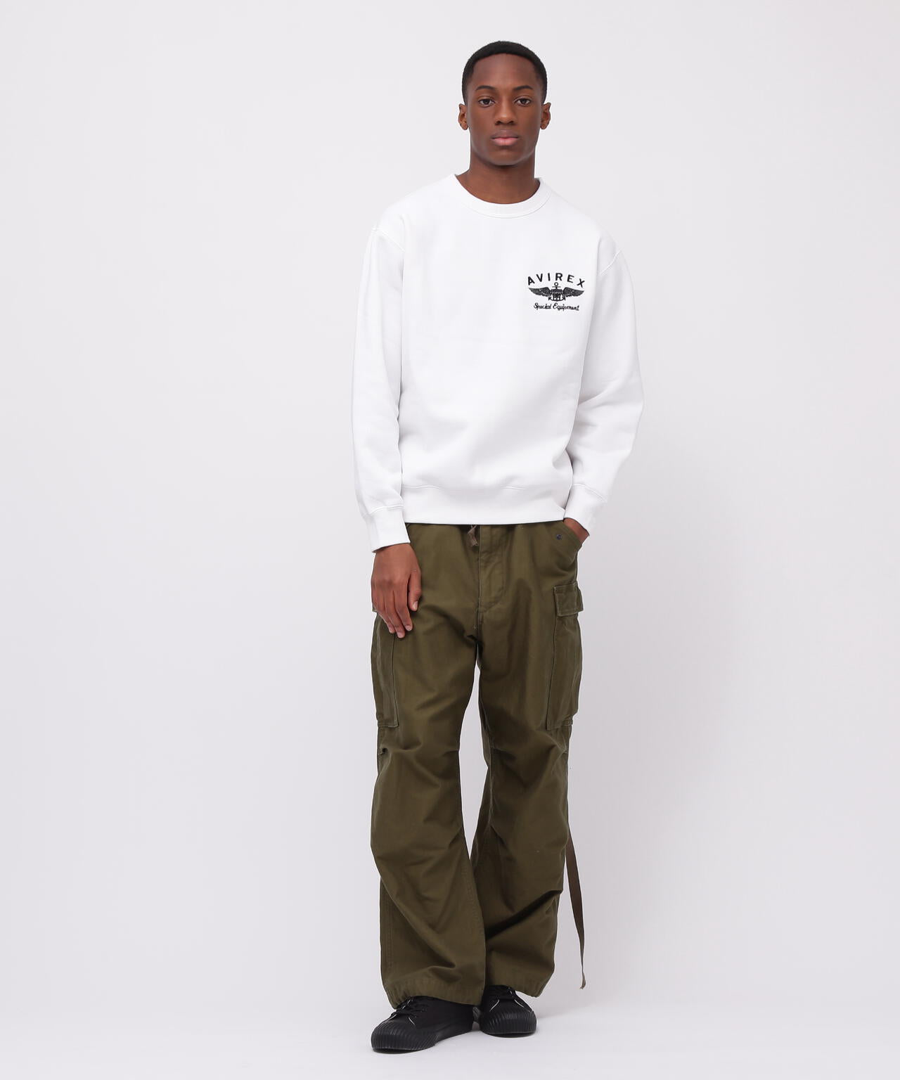 VARSITY LOGO CREW NECK SWEAT /バーシティ ロゴ クルーネック スウェ