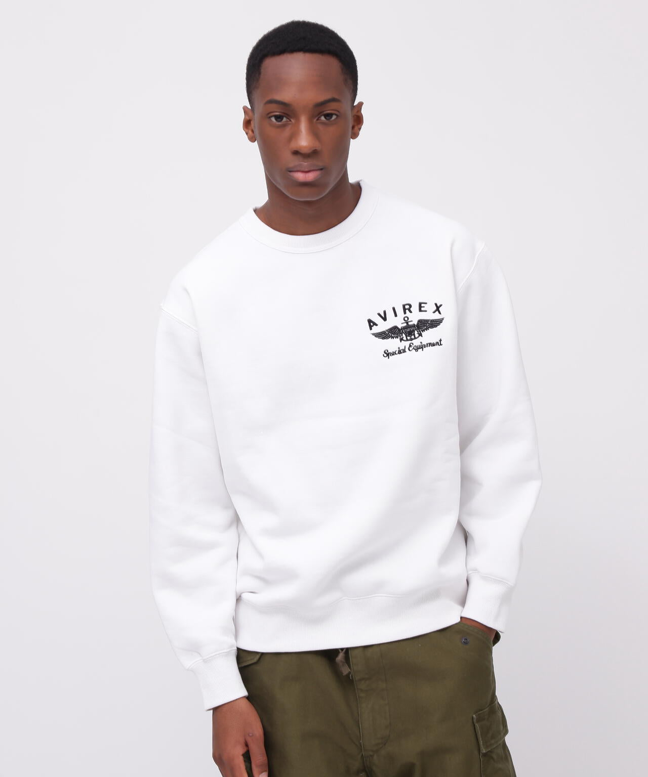 VARSITY LOGO CREW NECK SWEAT /バーシティ ロゴ クルーネック スウェ